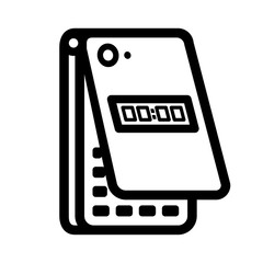 Mobile phone linear icon