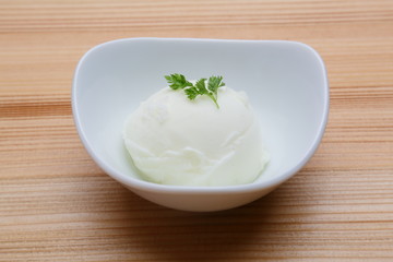 オーガニックのアイスクリーム