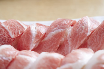 High grade fatty tuna sushi