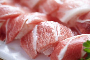 High grade fatty tuna sushi