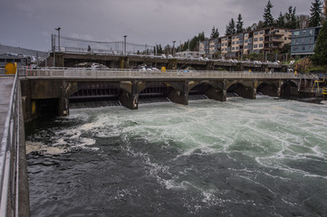 dams and gates hydroelectric power station