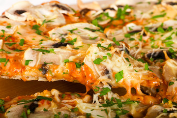 Mushroom pizza