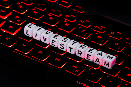 Livestream on computer