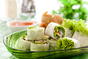 Vietnamese spring rolls