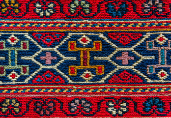 Handmade woven rug and tapestry,vintage rug in Egypt Bazaar Turkey