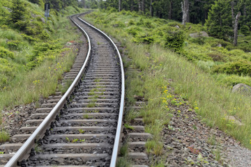 Fototapeta na wymiar Line of rails