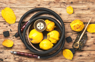 Nargile shisha with quince