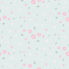 Fashionable pattern in small flowers. Floral seamless background for textiles, fabrics, covers, wallpapers, print, gift wrapping and scrapbooking. Raster copy.