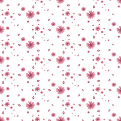 Fashionable pattern in small flowers. Floral seamless background for textiles, fabrics, covers, wallpapers, print, gift wrapping and scrapbooking. Raster copy.
