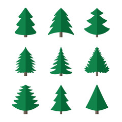 Icons of Christmas trees.