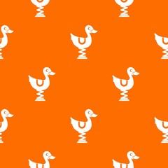 Obraz premium Duck ride in playground pattern seamless