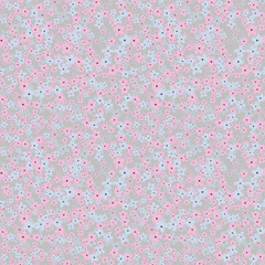 Fashionable pattern in small flowers. Floral seamless background for textiles, fabrics, covers, wallpapers, print, gift wrapping and scrapbooking. Raster copy.