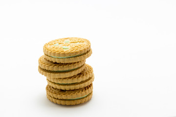 Galletas rellenas de crema