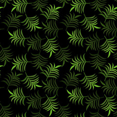 Fashionable pattern in small leaves. Deciduous seamless background for textiles, fabrics, covers, wallpapers, printing, gift wrapping and scrapbooking. Raster copy.