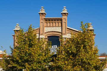 Cultural center called Matadero Madrid, in the Madrid area known as Madrid-rio, next to the...