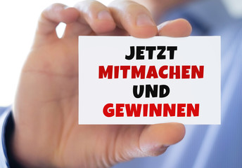 Jetzt mitmachen und gewinnen
