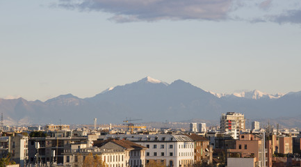 Obraz premium Sky Line Milano