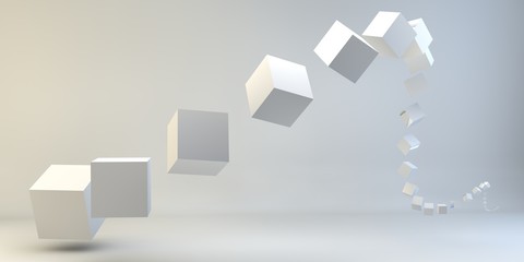 Geometric figure 3d image. 