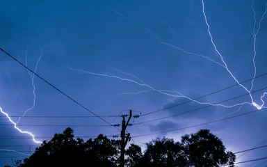 Cercles muraux Orage Lightening in an Electrical Storm