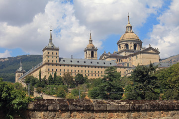Fototapeta na wymiar Royal Site of San Lorenzo de El Escorial, Spain 