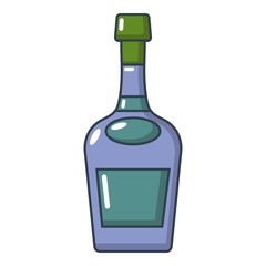 Alcohol icon, cartoon style