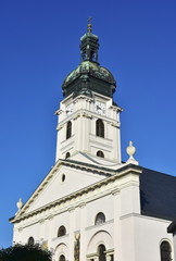 Fototapeta na wymiar Basilica of the Assumption of the Virgin Mary in Gyor,Hungary