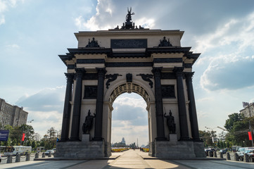 Fototapeta na wymiar Moscow triumphal gate