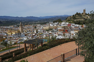 landscape of Velez-Malaga, Costa del Sol, Spain