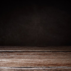 Square shot of elegant brown wooden texture on a brown background with copy space.