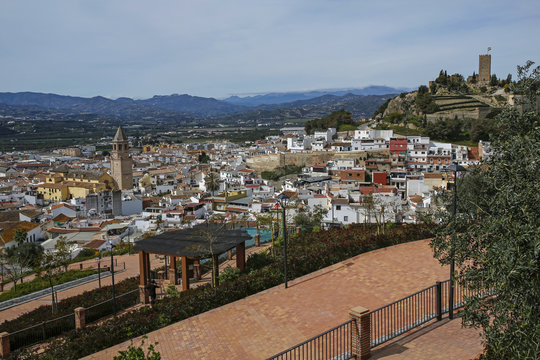 landscape of Velez-Malaga, Costa del Sol, Spain