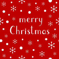 Naklejka premium Merry Christmas lettering design baner