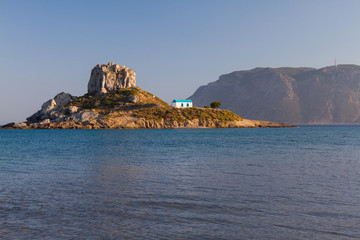 View to Kastril island, Kos in Greece.