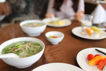 ベトナムの朝食