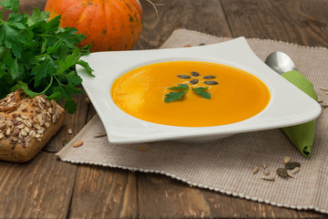 Kürbis Suppe