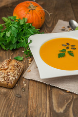 Kürbis Suppe