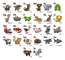 Animal Alphabet Chart Set © Christos Georghiou