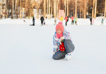 Winter fun. Skating