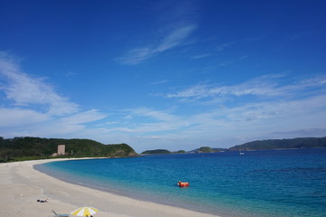 トロピカルビーチ、座間味島、慶良間諸島、沖縄