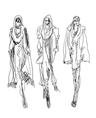       Stylized Fashion Models 