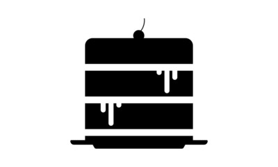 Cake Icon Illustration