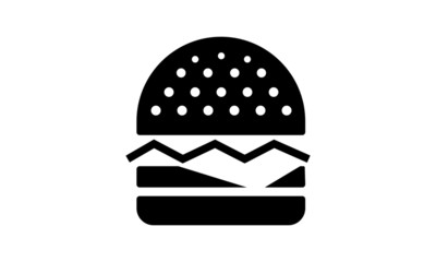 Burger Icon Illustration