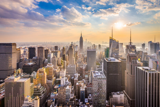 Fototapeta Panoramę Nowego Jorku, Nowego Jorku, USA.