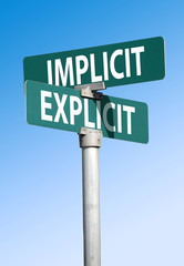implicit and explicit sign