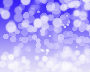 bstract Bokhe blue background