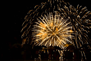 花火の雨