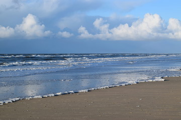 Nordseeküste nach einem Herbststurm
