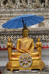 BOUDDHA SANCTUAIRE DU WAT ARUN BANGKOK THAÏLANDE 