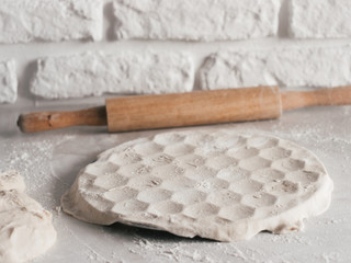 Process of making homemade pelmeni
