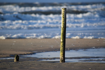 Nordseeküste nach einem Herbststurm
