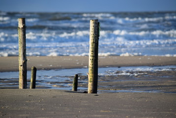 Nordseeküste nach einem Herbststurm
